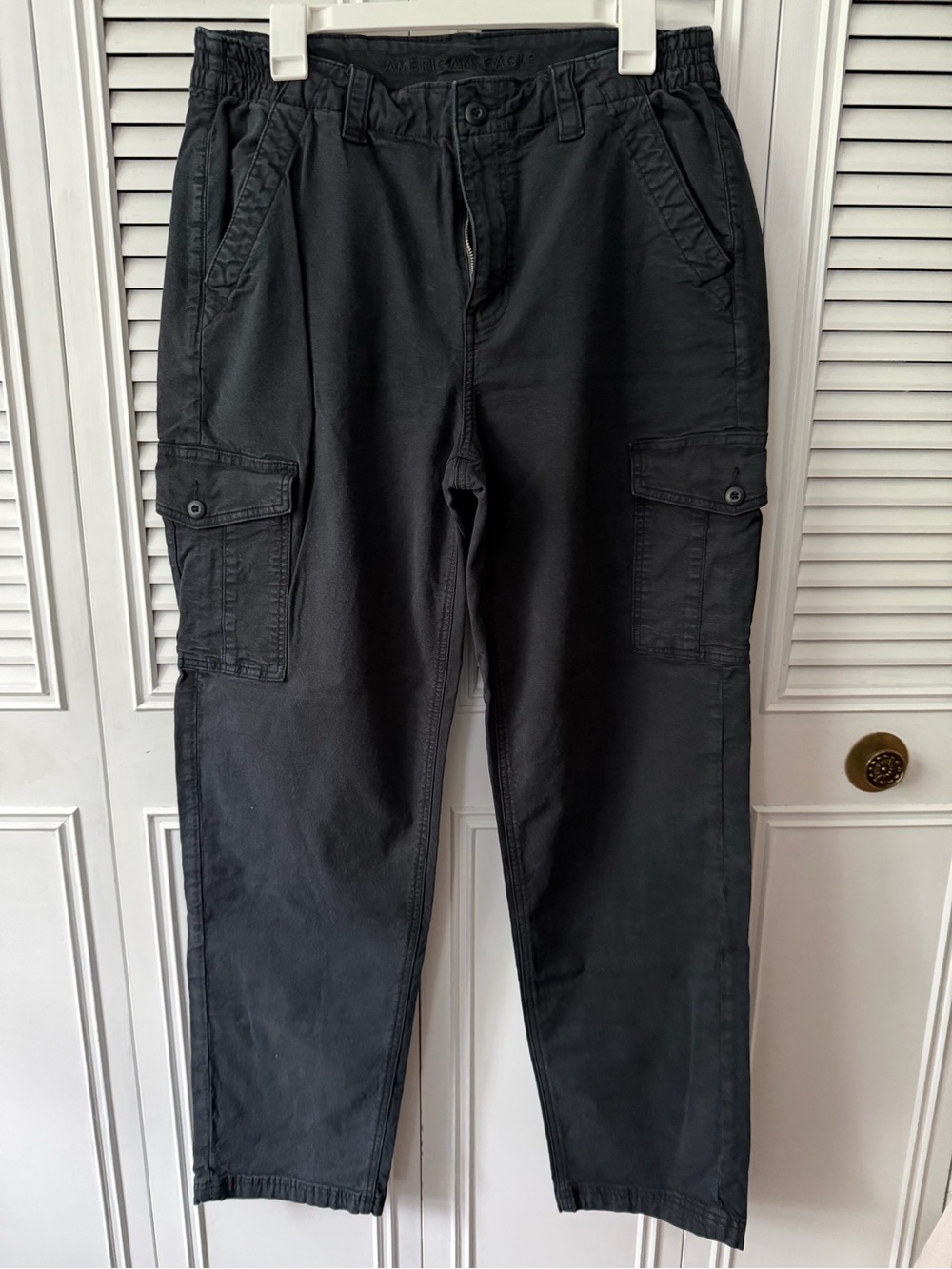 American Eagle Black Cargo Pants - women’s size 14 long